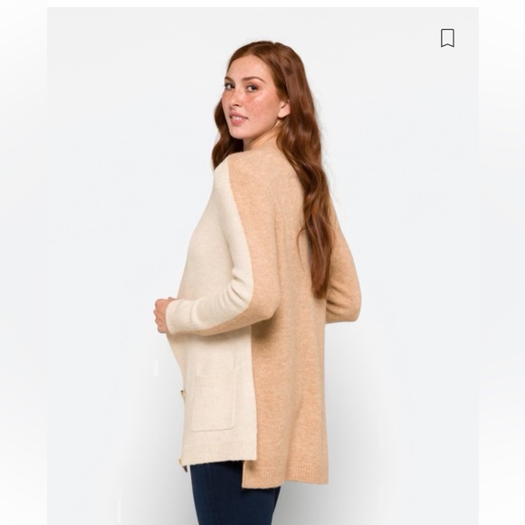 BB Dakota x Steve Madden sweater cardigan in XL. EUC in tan and camel. - Picture 4 of 10